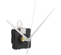 28 mm Mouvement d'Horloge à Quartz d’Arbre Long Kit de Réparation de Pièces d'Horlogerie (Argent)