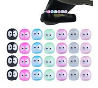 28 Morceaux D'Ornements De Voitures Elfes Éclatants Colorés, Ornements Créatifs De Mini-Résine Mignon, Décoration De Dessin Animé De Bricolage De Bricolage.