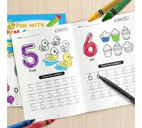 28 pages Cahier d'écriture réutilisable, Cahier de pratique des mathématiques, Set de cahiers de pratique magique, Papeterie pour étudiants, Retour à l'école, Cadeau de Noël, Convient comme récompense