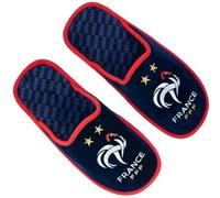 28 - Pantoufles - Fff - Collection Officielle Equipe De France - Enfant - Bleu - Polyester