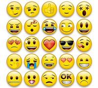 28 Pièces Aimant Frigo Émoji Magnet Frigo Tableau Magnétique 3D Réfrigérateur Mignonne Drôle Convient à la Décoration des Tableaux Blancs et Autres Surfaces Le Choix pour Donner des Cadeaux