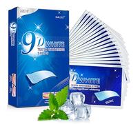 28 Pièces Bandes Blanchissantes Dents 9D, Kit Blanchiment Dentaire Pour Usage Domestique, Bandes Pour Éliminer Taches Profondes Café Thé Vin, Pose Facile Pour Sourire Plus Blanc