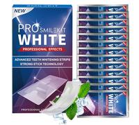 28 Pièces Bandes De Blanchiment Dentaire, Teeth Whitening Strips, Blanchiment Des Dents Rapide, Douces pour les Dents, Efficacement Les Taches De Café/Thé/Vin, Résultats Visibles Rapidement