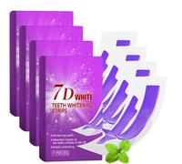 28 Pièces Bandes De Blanchiment Dentaire Violettes,Blanchiment Dentaire,Whitening Strips,Bande De Kits,30 Minutes Fast Results,Blanchissantes Doux Des Dents,Réduire Les Taches Profondes Café/Vin/Soda