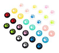 28 Pièces Capuchon de Joystick, Silicone Capuchon de Poignée de Pouce de Patte de Chat Capuchon de Stick Analogique Poignées de Pouce pour Nintendo Switch (Multicolore)