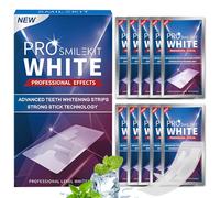 28 Pièces Kit Blanchiment Dentaire, Blanchisseur De Dents En Bandes, Formule Non Sensible, Élimine en douceur les taches des dents