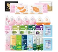 28 Pièces Kit Masque pour Le Visage Ado Fille Coffret Beauté Ado Fille