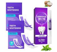28 Pièces Whitening Strips Violet (Pour 14 Applications), Bande Blanchissante Dent, 1 Pièce Stylo Blanchiment Dents, Blanchiment Rapide, Élimine Les Taches, Doux Et N'abîme Pas Les Dents