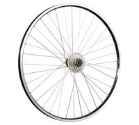28 "Roue arrière Double Mur Shimano TX500 Cassette à 7 Vitesses Noire