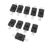 28 Self Locking SMD Type Flashlight Switch 1.5A/250V 18 x 12MM Patch Type Push Button Switch 2P-ON-OFF Small Switches NWPNLXEA(20Pcs)