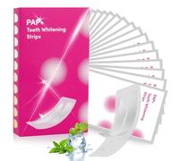 28 Sticks de Bandes Blanchiment Dentaire,Professionnel Teeth Whitening Strips, Blanchiment des Dents pour un Sourire Éclatant,Élimine les Taches et les Colorations,Goût Frais Menthol（rose）