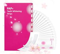 28 Sticks de Bandes Blanchiment DentaireEffet Professionnel à Domicile,Sans Sensibilité, Blanchiment Dentaire Efficace,Élimine Taches Café/Thé/Vin,Résultats Visibles Rapidement（rose）