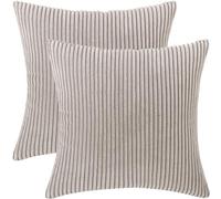 28 Tailles, Taie Oreiller en Velours Côtelé Lot de 2 Taie D'oreiller 50x50 Coton Polyester Couverture Oreiller 45x45 Housse Coussin Canapé Housse de Coussin 30x50 Rectangle Throw Pillow Covers(Q3,50x9