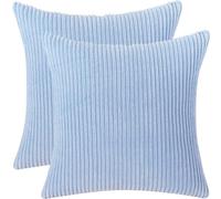 28 Tailles, Taie Oreiller en Velours Côtelé Lot de 2 Taie D'oreiller 50x50 Coton Polyester Couverture Oreiller 45x45 Housse Coussin Canapé Housse de Coussin 30x50 Rectangle Throw Pillow Covers(Q8,50x5