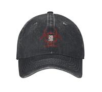 28 Years Later Biohazard Skull Design Horror Casual Baseball Cap for Men Summer Kpop Rock Trucker Hat Snapback Cap
