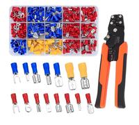 280 Pièces Cosses Electriques A Sertir,0,5-6,0 Mm² Cosse Electrique,Cosses Et Kits,Comprend 1 Pince A Sertir,Matériaux De Haute Qualité,Installation Facile