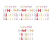 280 Pièces Décorations en Résine de Nœud pour Pinces à Cheveux DIY | Couleurs Vives, Finition Lisse, Accessoires Créatifs pour Artisanes, Scrapbooking, Décoration Festive et Ornements D’arbre
