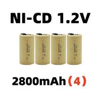 2800mAh SC NI-CD avec plaque de nickel pour perceuse à main outil électrique batterie électrique, batterie rechargeable 1.2V 2800mAh 8PCS