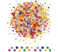 280pcs 2g Mixed Color Dried Daisies Small Natural Dried Flowers For Crafts,Mini Natural Flowers For Nail Diy Epoxy Candles Scrapbooking