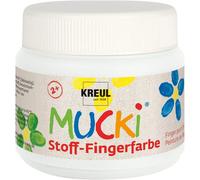 [28101] KREUL Gouache aux doigts textile "MUCKI", blanc, 150 ml