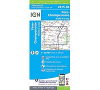 Carte de randonnée IGN Série Bleue n° 2815 - Fère-Champenoise, Mailly-le-Camp