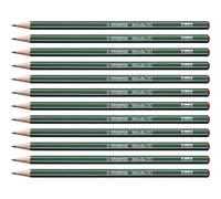 [282/B-12] STABILO Lot de 12 Crayons papier Graphite Othello Héxagonal B