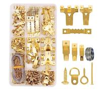 282 Pièces Crochet pour Cadre Photo, Kit Crochet Mural Tableau Crochets d'Image,Crochets en Métal pour Cadre Photo,pour Fixation Cadres Photos