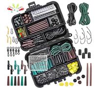 282pcs Leurres de Pêche Kit, Portable D'appâts de Pêche à la Carpe Tackle , Perles de Pêche,Longe, Grains de Maïs, Tubes en Caoutchouc, Clip de Sécurité - Pêche Leurre Kit avec Boîte