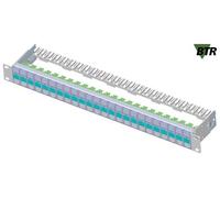 28345865 130B11P0-E BTR panneau de brassage C6Amodul, Cat 6A, 24 ports, 19', argent aluminite