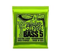 Ernie Ball Cordes pour basse électrique Regular Slinky filées en nickel 5 cordes 45-130