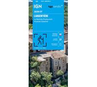 2838ot largentiere la bastide-puylaurent - vivarais Top 25 1/ 25 000 - Collectif - Ign Institut Geographique National - broché - Atlas / carte