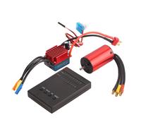2845 ensemble de moteurs sans balais 3700KV moteur sans balais étanche 35A ESC sans balais avec carte de programmation ESC pour voiture 1/12 RC