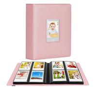 288 photos verticales pour l'album photo Instax Mini, fenêtre avant, album photo Polaroid 2x3 pour Fujifilm Instax Mini Film 12 11 9 8 40, Polaroid 300, HP Sprocket, K-pop Photocards (Pink)