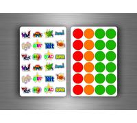 288 X Sticker Autocollants Gommettes Enfant Scrapbooking Carte Diy Scrap R2