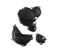 POLISPORT 91378 - Kit de Protection des Couvercles de Moteur Modèles KTM, HUSQVARNA Noir
