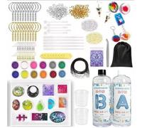 288pièce Fournitures en résine époxy Fournitures de résine Pigment Kit de colorant à colorier liquide Colo RESINE DE LOISIR CREATIF