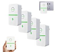 28KW Économiseur D'énergie, Boîte électrique Intelligente Économiseur D'énergie Boîte AC 90V-250V Economiseur d'énergie, Coffre-Fort Domestique boîte à Haute économie d'énergie pour Les (4Pack)