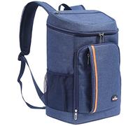 28L Sac à Dos Isotherme à Glacière, Sac Isotherme Portable Cooler Backpack Bag, pour Hommes Femmes pour Déjeuner Plage Camping BBQ Travail Ecole Pique-Nique