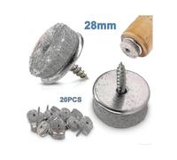 (28mm)20pcs Furniture Felt Glides With Screw Chair Glider Set Floor Protection