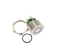 28mm red green yellow blue ring led illuminated momentary diameter 12v metal push button switch NWPNLXEA(White,LATCHING_220V)