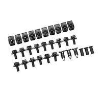 28pcs Moteur Splash Guard Kit Moteur Splash Board Boulper Bumper Clip Rivet Finner n'est pas facile à déformer, robuste et durable pour Ex35