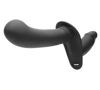 28X Double Diva 2" Double Dildo w/Harness & R/C - Black