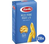 28X Multipack Barilla Semoule 70 Mezze Penne Rigate 500G