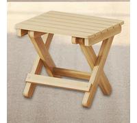 28x22x26cm Chaise De Tabouret en Bois Portable, Chaise Portable en Bois, Marchepied Compact avec Poignée, Tabouret Pliant en Bois Portatif Léger, Repose-Pieds Pliable Robuste pour Randonnée
