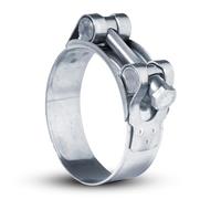 (29-31 mm) GBS en acier inoxydable W4 V2A Colliers de serrage (colliers de serrage universel pour tuyau d'échappement) (29-31 mm, largeur de bande 18 mm (vis M6))