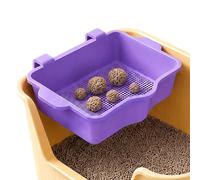 29.6x23.7cm Cat Litter Box Sifter Screen, Dual Hole Filter Tray Insert | Dual Size Filter Holes for Quick Separation, Durable Reinforced PP Frame Structure, Easy Washable Non Stick