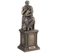 29,8 cm Plato assis figurine Sculpture en bronze coulé à froid