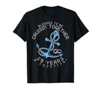 29 ans anniversaire de mariage couple croisière voyage ensemble T-Shirt