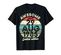 29 août 1985 40e anniversaire 40 ans 2025 anniversaire T-Shirt