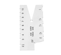 29 Degree Stainless Steel Thread Gauge Tool | Dureté élevée, Résistance à la corrosion, Pour le travail des métaux, Marquages précis